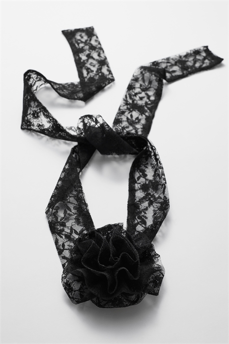 Кружевное ожерелье с завязками в виде роз 1254140001 - Фото 13865998