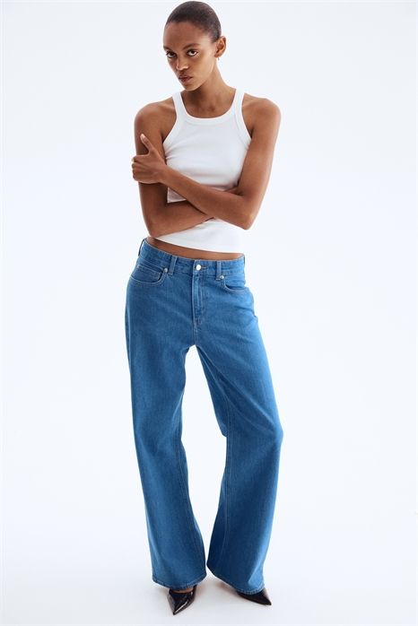 Широкие джинсы Wide High Jeans 1045459059 - Фото 13870077