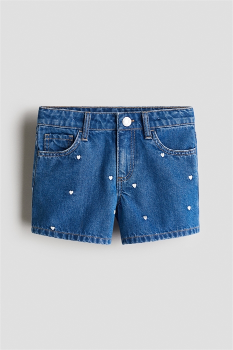 Джинсовые шорты с вышивкой 1299179004 - Фото 13870676