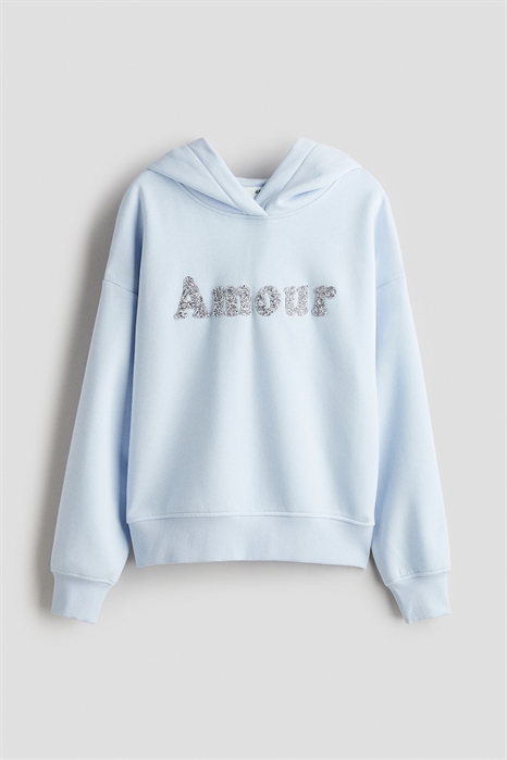 Худи оверсайз с вышивкой артикул 1305733002