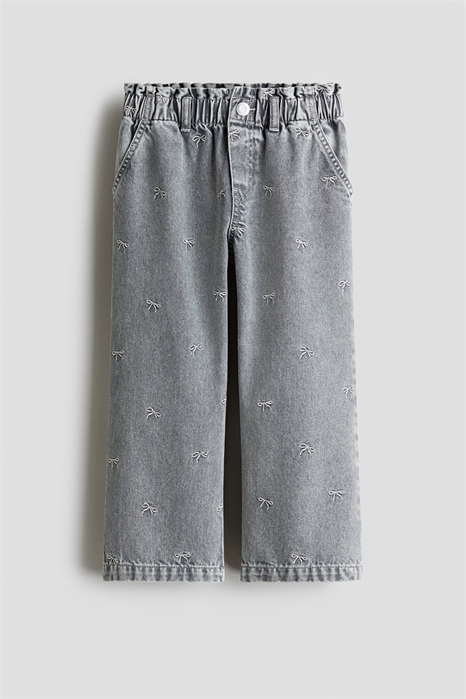 Джинсы с широкими штанинами из бумажного пакета 1306495003 - Фото 13870915