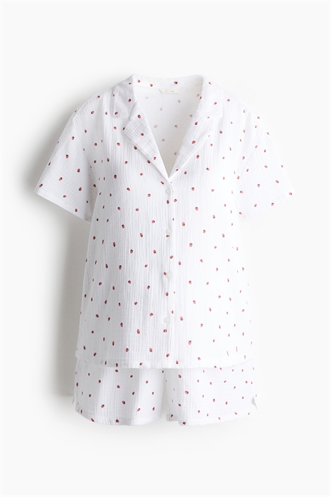 Пижама из хлопкового муслина MAMA 1272729001 - Фото 13871241