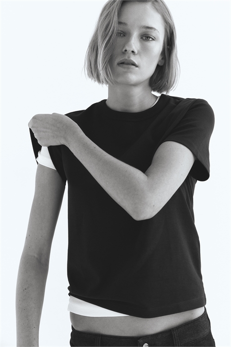 Хлопковая футболка 1264833017 - Фото 13871286