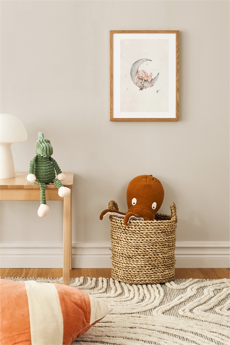 Постер с изображением спящего на луне кролика 1052903001 - Фото 13871505