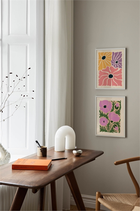 Плакат с фиолетовыми маками 1201640001 - Фото 13872957