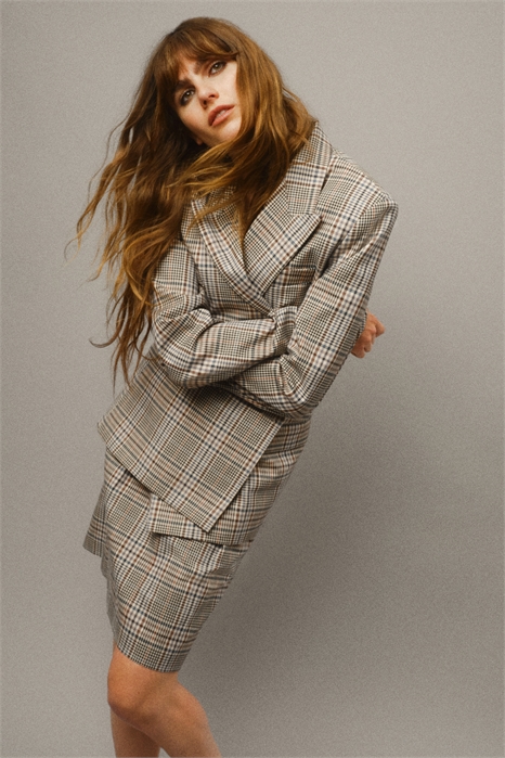 Юбка из саржи артикул 1308825001