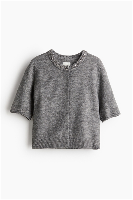 Кардиган, украшенный стразами 1255775001 - Фото 13873124