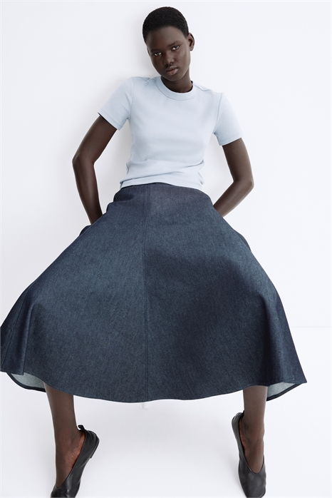 Облегающая футболка из хлопка 1301264003 - Фото 13873222