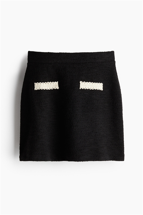 Текстурированная мини-юбка 1263867001 - Фото 13873398