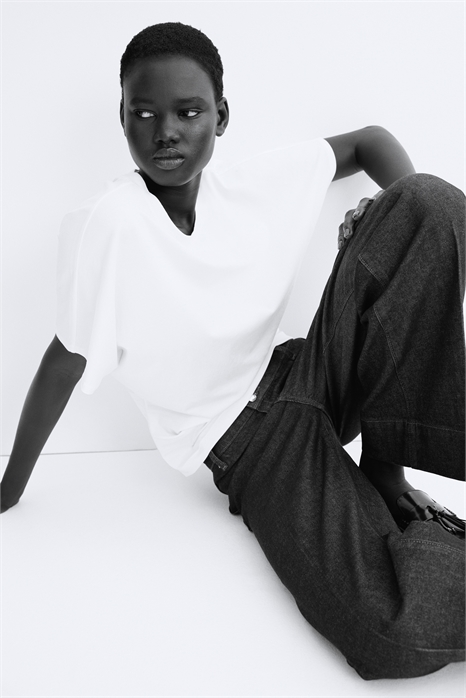 Футболка с рукавами-бабочками 1294172002 - Фото 13874095