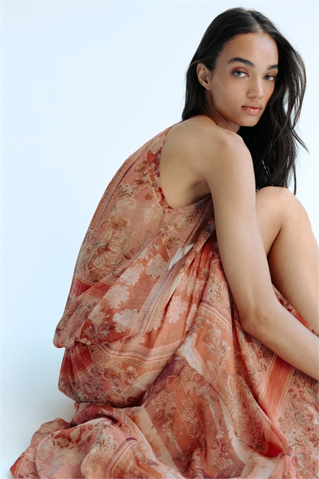 Платье с вырезом на груди 1317862001 - Фото 13875544