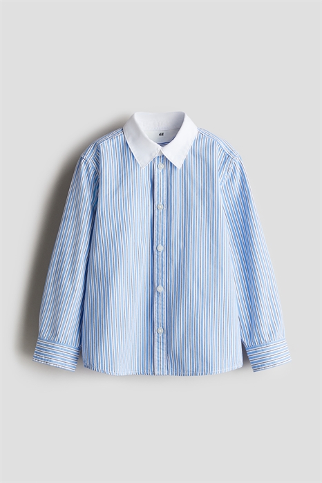 Рубашка из хлопкового поплина 1250824001 - Фото 13875887