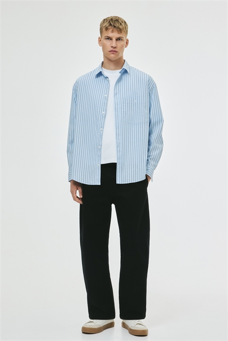 Рубашка из поплина свободного покроя 1289798002 - Фото 13876203