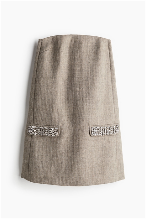 Платье-бандо мини 1259694001 - Фото 13876815