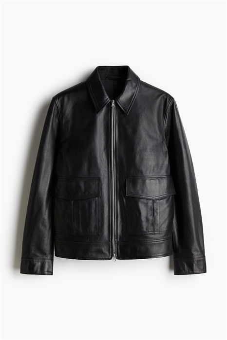 Кожаная куртка 1247925001 - Фото 13877707