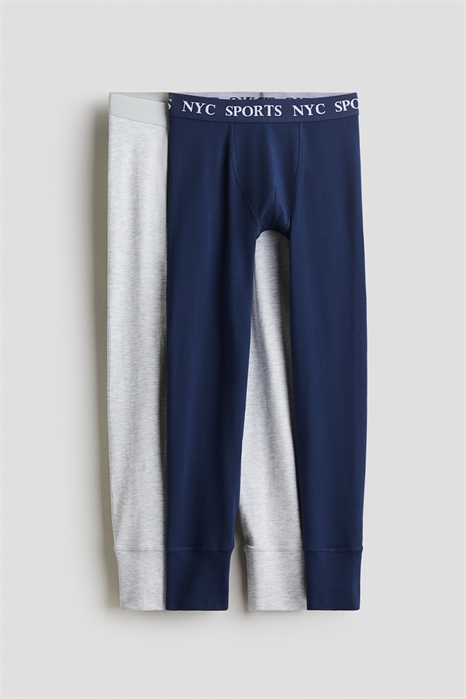 Хлопковые лонгджонсы в упаковке из 2 штук 1288474001 - Фото 13877931