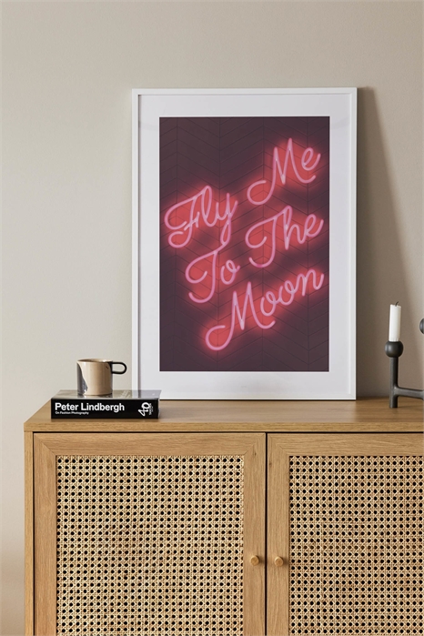 Неоновый плакат Fly Me 1201645001 - Фото 13878238