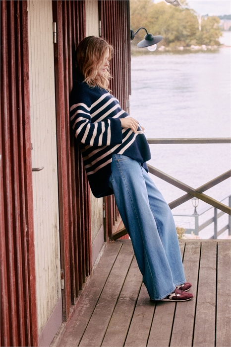 Джинсы MAMA Before & After Wide 1236293008 - Фото 13878345