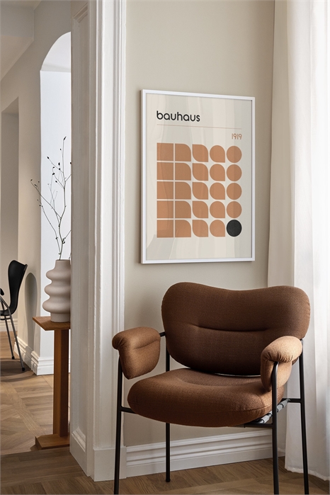 Оранжевый плакат Баухаус 1010951001 - Фото 13878530