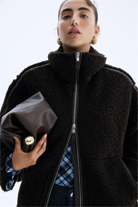 Свободный плюшевый жакет 1226826005 - Фото 13879084