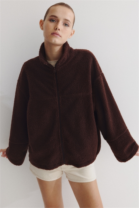 Плюшевая толстовка на молнии 1296051001 - Фото 13879868