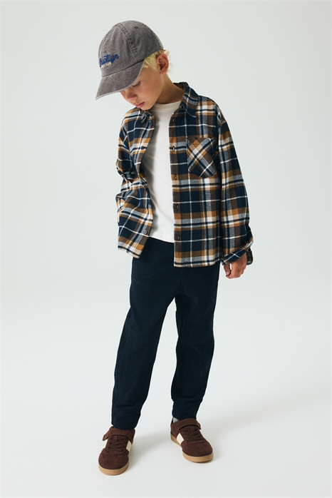 Брюки из ребристого велюра 1306997002 - Фото 13885675