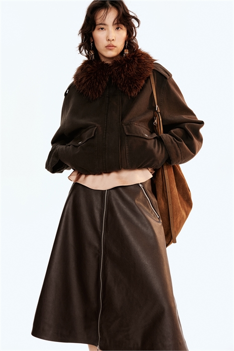 Юбка А-линии с покрытием 1307338001 - Фото 13885734