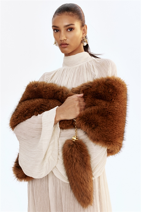 Пушистый шарф 1310023001 - Фото 13885881