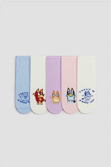 Носки с деталями из мотивов в упаковке из 5 штук 1310383008 - Фото 13885910