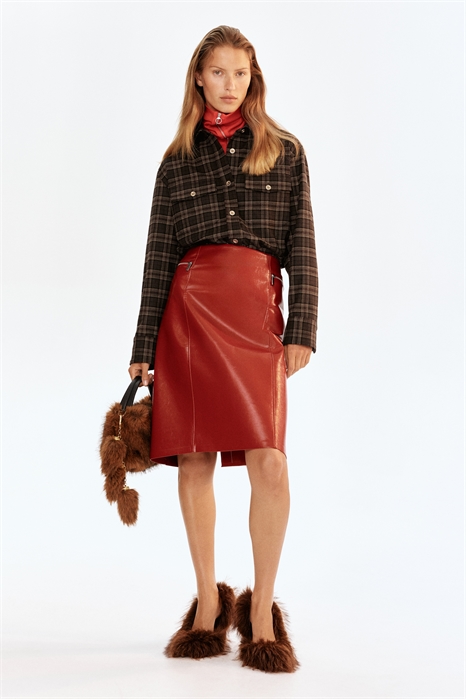 Фланелевая рубашка оверсайз 1295401001 - Фото 13887736