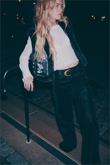 Жилетка с пушистой отделкой 1303276001 - Фото 13888319