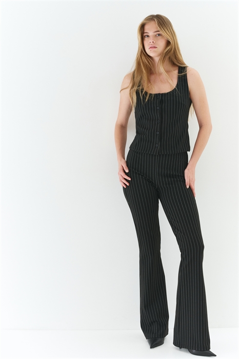 Расклешенные брюки из джерси 1304278001 - Фото 13888371