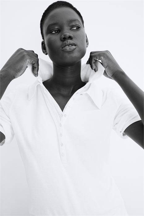 Приталенная рубашка-поло 1285650001 - Фото 13889170