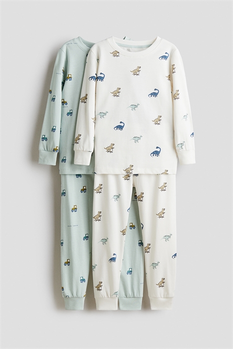 Пижама из набивного хлопка 2 шт. 1234970009 - Фото 13889615