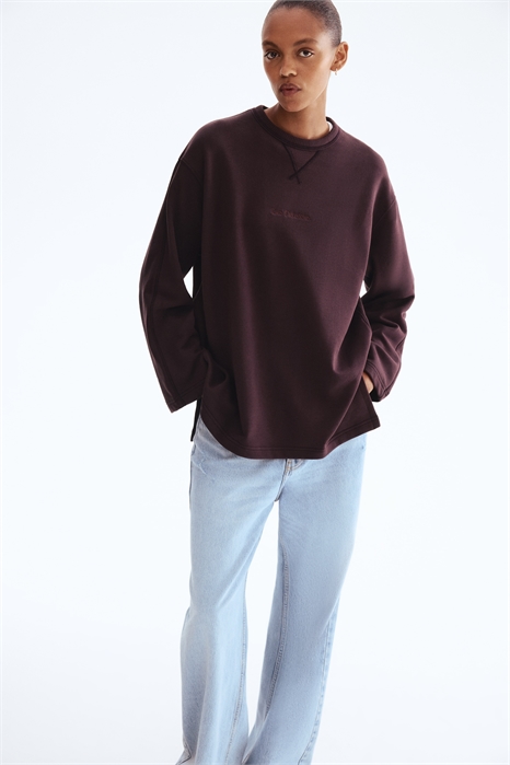 Свитшот с текстовой вышивкой 1282213005 - Фото 13889753