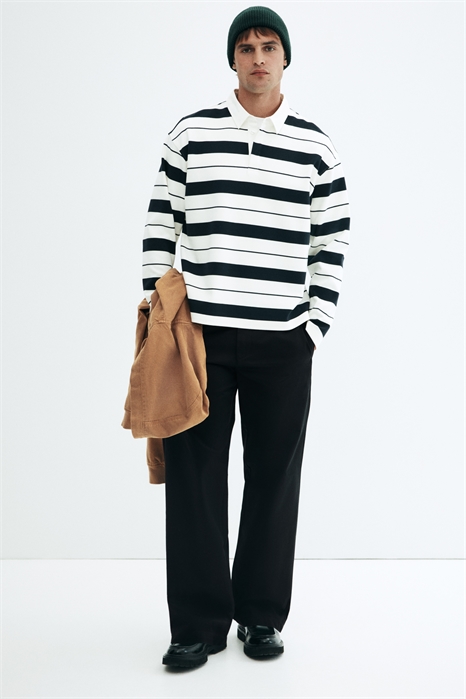 Хлопковые чиносы расслабленной посадки 1283093004 - Фото 13889760