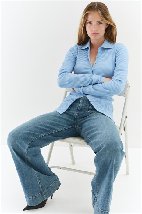 Ребристый кардиган 1306482004 - Фото 13890285