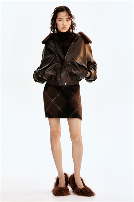 Мини-юбка из мохерового бленда 1308378001 - Фото 13890324