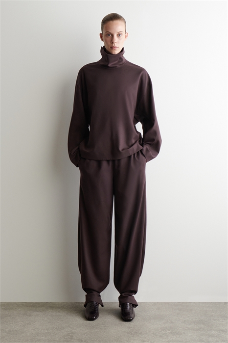 Брюки из шерстяной фланели 1296137001 - Фото 13891971