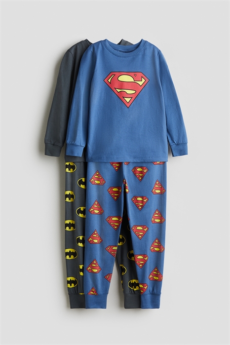 Пижама из набивного хлопка 2 шт. 1240161005 - Фото 13893590