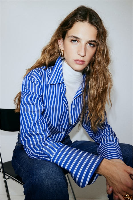 Рубашка из поплина 1270878006 - Фото 13893846