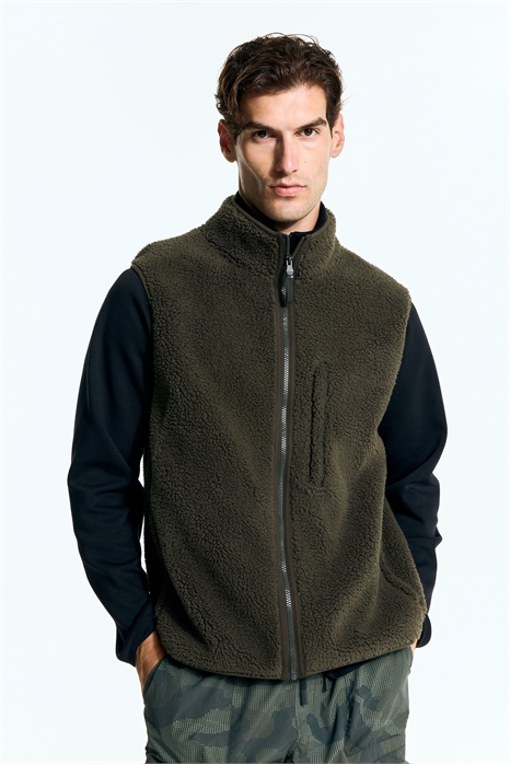 Спортивная жилетка Regular Fit Teddy артикул 1283824002