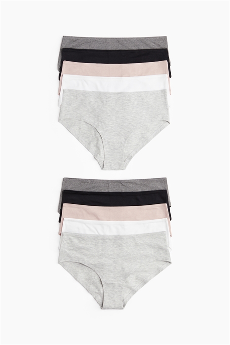 Хлопковые трусы-хипстеры в упаковке из 10 штук 1285631003 - Фото 13893980