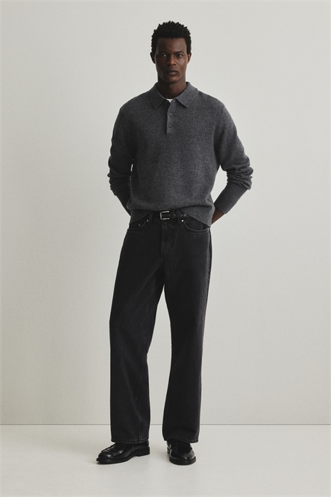 Рубашка-поло из шерсти Regular Fit 1287992004 - Фото 13894098