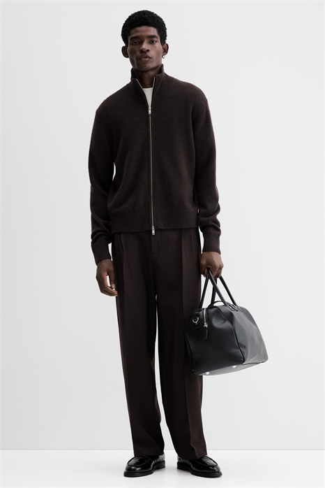 Шерстяной кардиган на молнии Regular Fit 1287993002 - Фото 13894116
