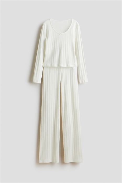 Пижама из хлопкового пуателле 1288170002 - Фото 13894156