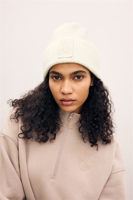 Ребристая вязаная манишка из смеси альпаки и шерсти 1294782002 - Фото 13894606