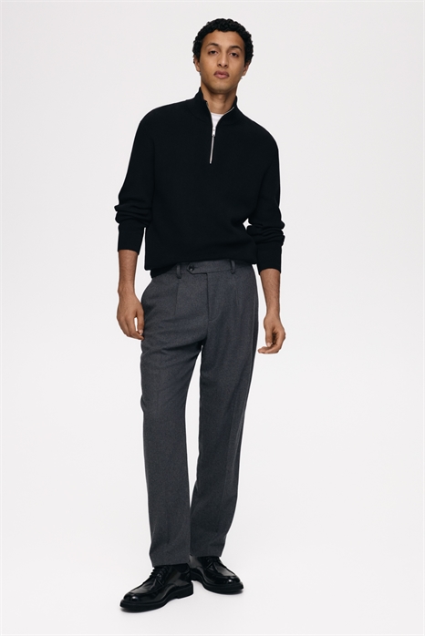 Костюмные брюки Regular Fit из шерстяного бленда 1295863001 - Фото 13894749