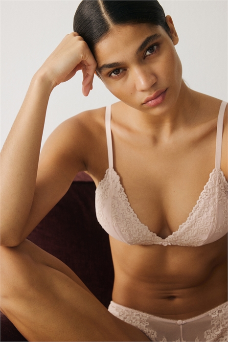 Мягкий кружевной бюстгальтер с мягкой подкладкой 1302003002 - Фото 13895500