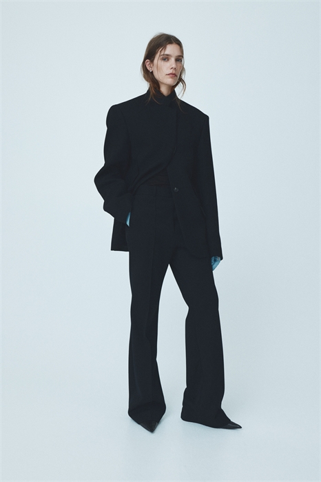 Приталенные шерстяные брюки 1302140001 - Фото 13895551